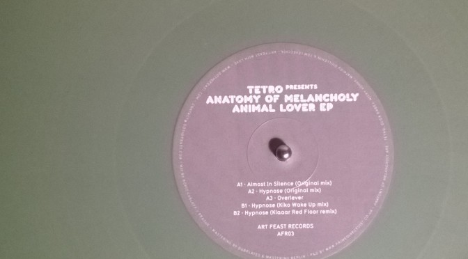 Disc : Tetro presents Anatomy of Melancholy – Animal Lover EP (AFR03) – 2014